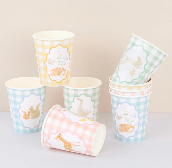 Little Animals Party Cups (8x)