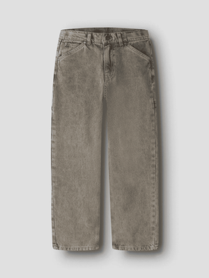 Name it Straight Jeans Medium Brown für Kinder – Vorderansicht