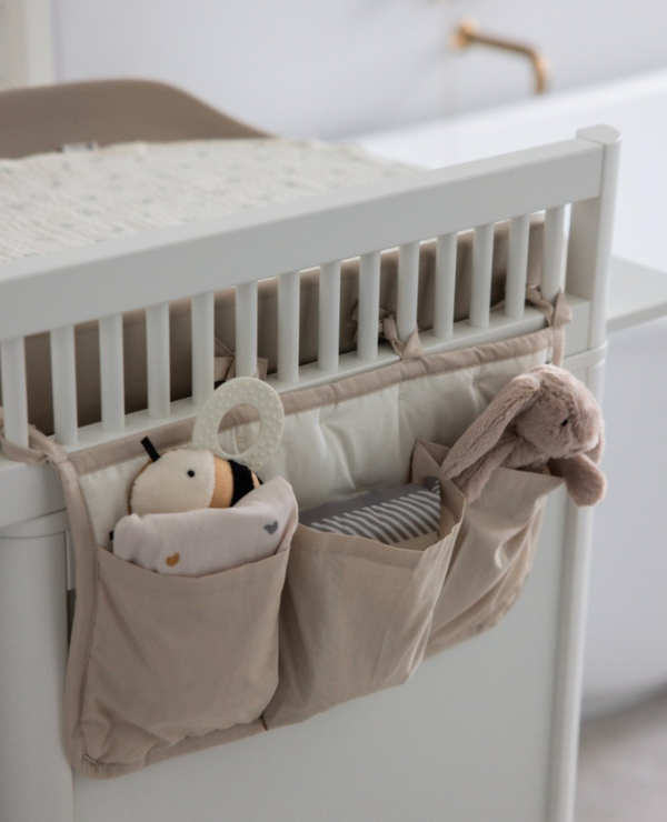 Hanging Organizer with 3 Pockets Morning Beige