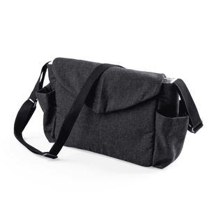 Sebra Mini-Wickeltasche Dark Grey mit Fächern für Wickelzubehör