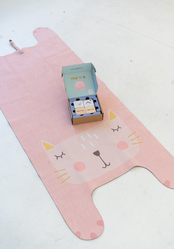 Children's Yoga Mat Kimi the Cat