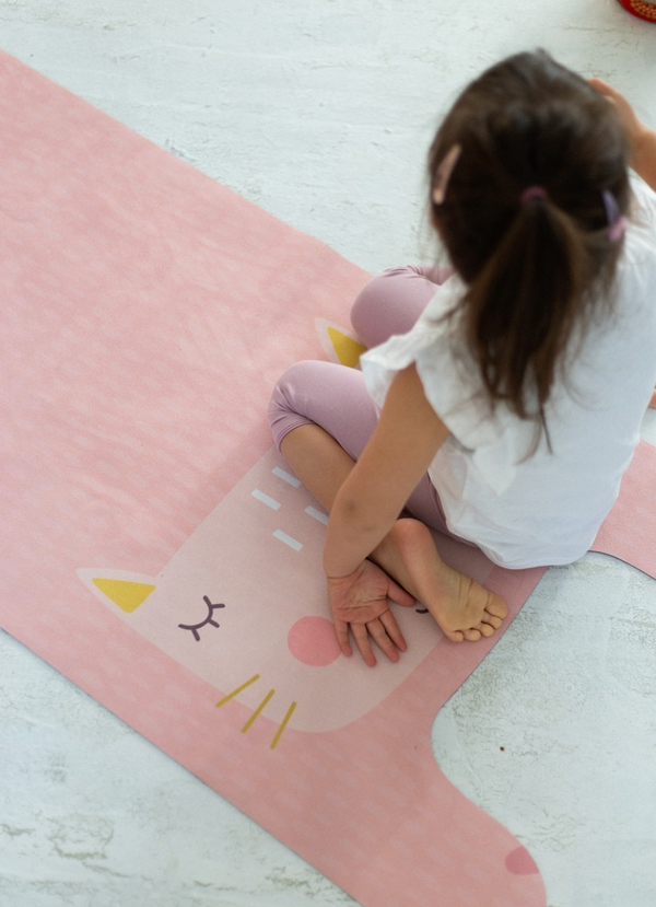 Children's Yoga Mat Kimi the Cat