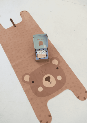 Schadstoffgeprüfte Kinder-Yogamatte Benno der Bär von YOGITIER