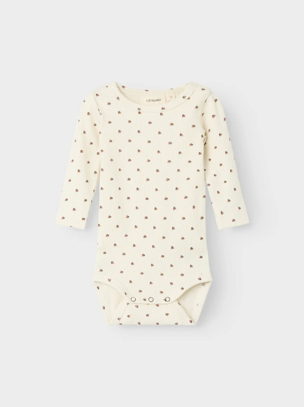 Long-Sleeve Bodysuit Turtledove Ladybug