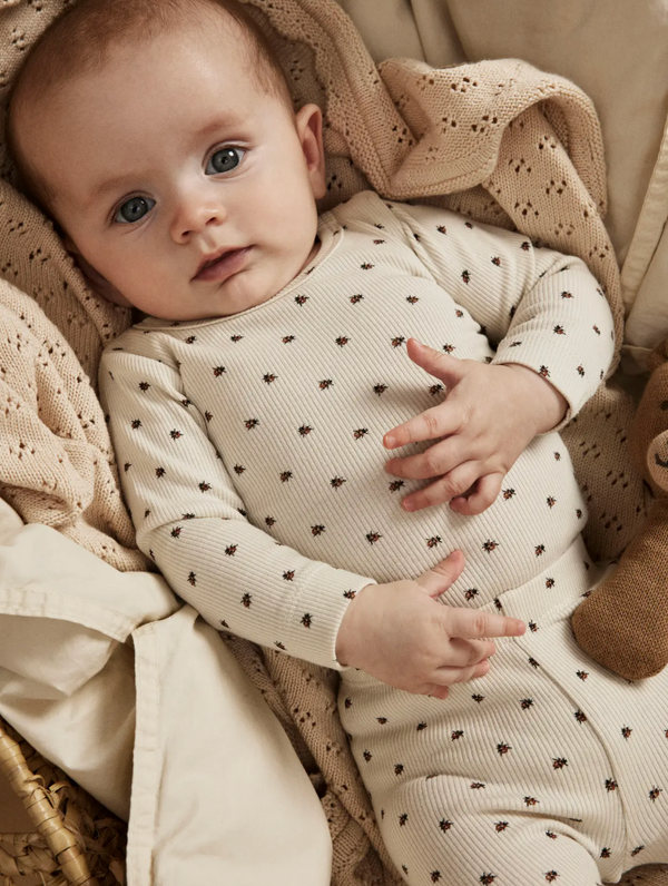 Long-Sleeve Bodysuit Turtledove Ladybug