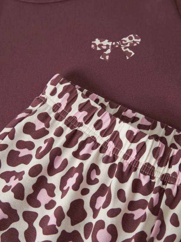 Pyjama Leo Wild Ginger Bow Top