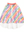 Regenbogen-Umhang mit mehrfarbigen Pailletten