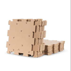 Konges Sløjd Schaumstoff-Puzzlematte Cherry, 16 Teile auf 115 × 115 cm zusammengesteckt