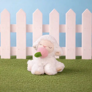 Binky Kuschelpuppen von Olli Ella, darunter das Lamm May