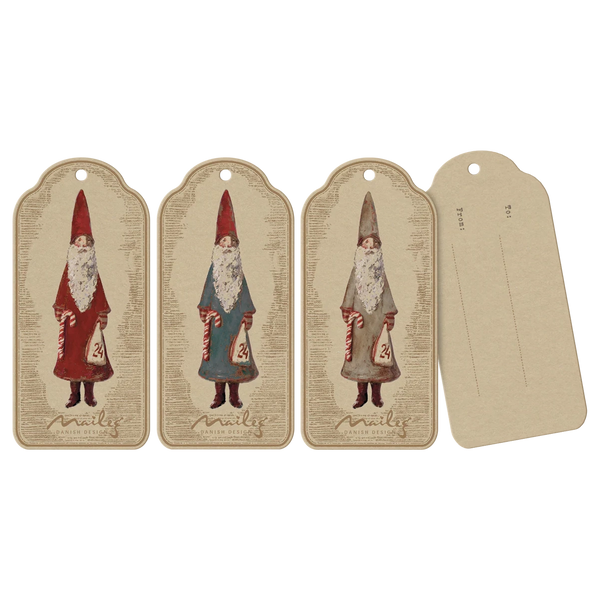 Santa Claus gift tags (12 pcs.) 