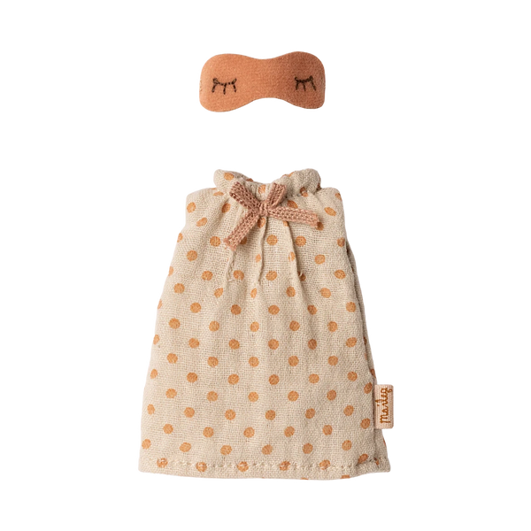 Nightgown Mama Mouse Light Grey 