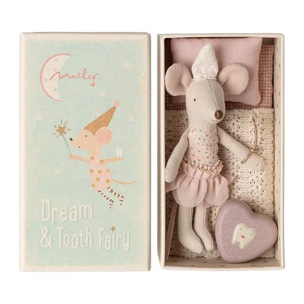 Tooth Fairy Mouse in Matchbox 