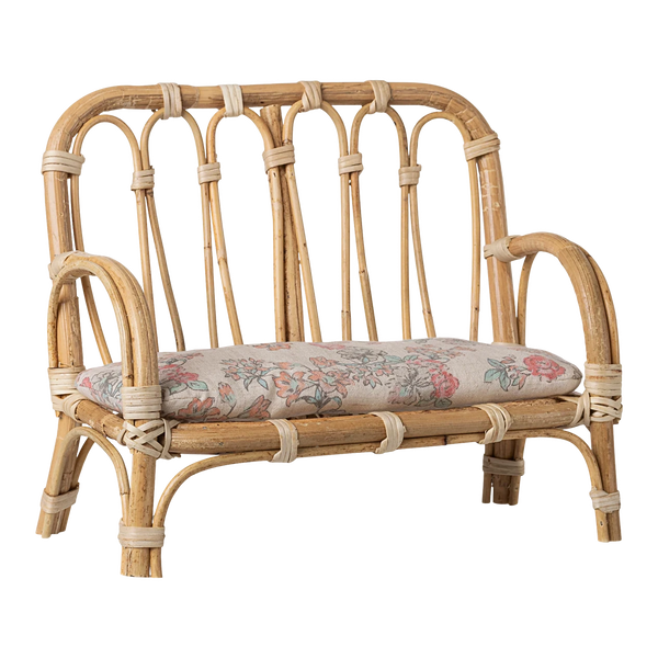 Rattan Couch Large Natural 