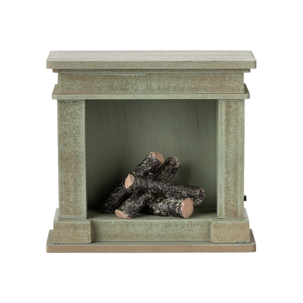 Miniature Fireplace Green 