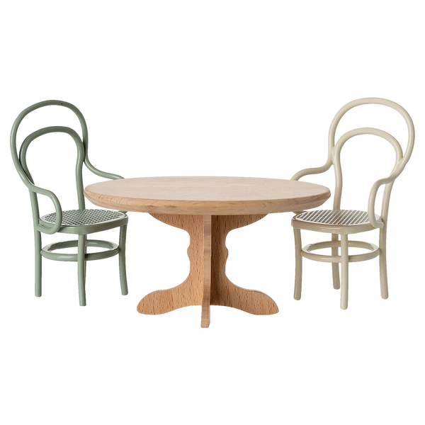 Oval dining table Mouse Natural 