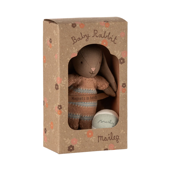 Hasen-Set Micro Braun Dusty Rose