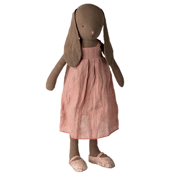 Rabbit size 4 brown / dress and shoes 