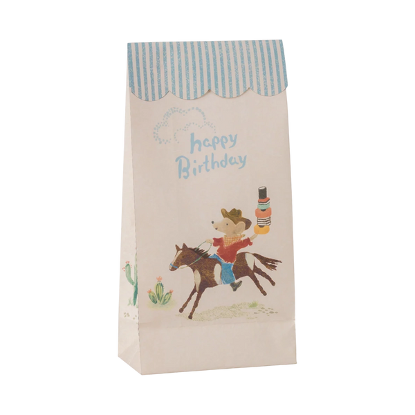 12-Pack Goodie Bag Happy Birthday "Cowboy"