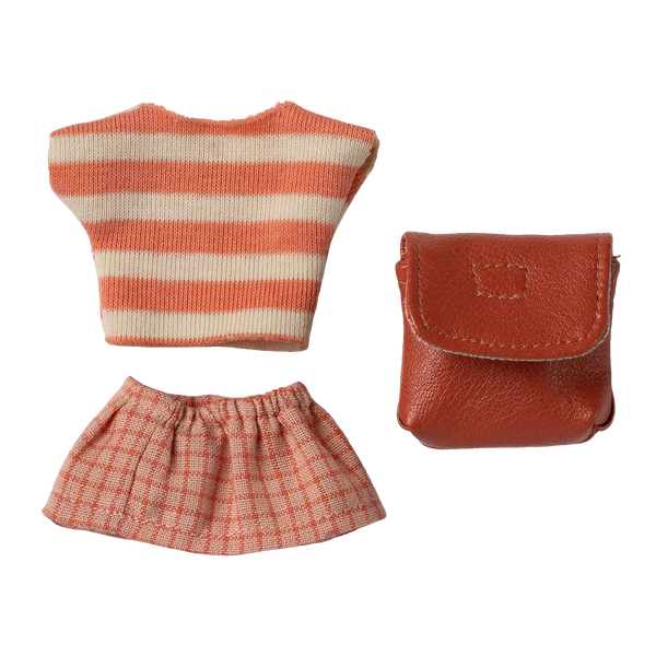 Clothing & Bag Big Sister Mouse Coral