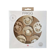 6-Pack Latex Pacifier Cinnamon Charm