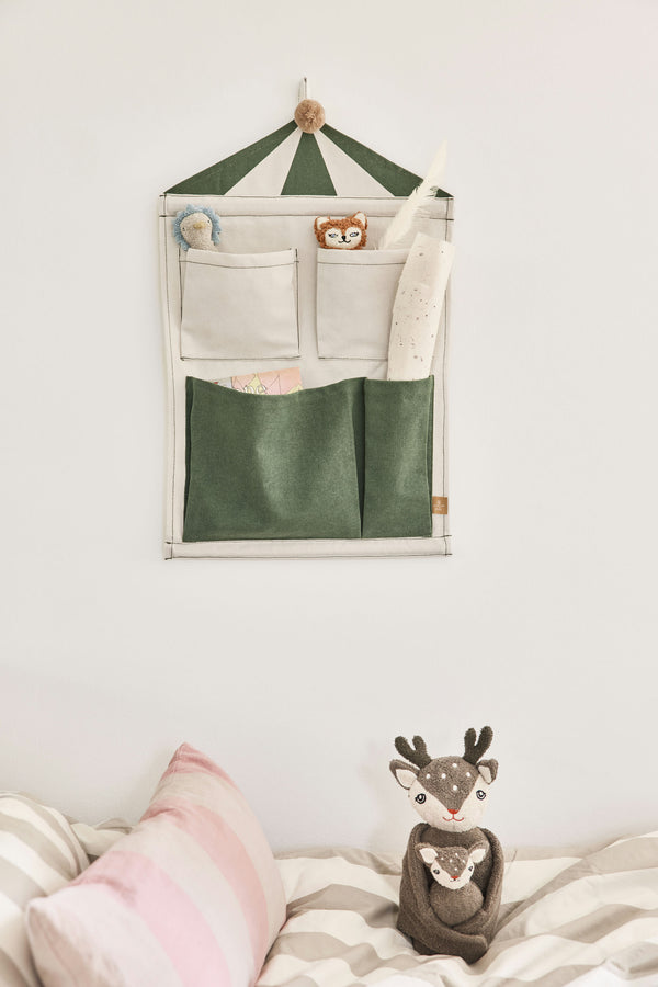 Circus wall storage Clay/Green