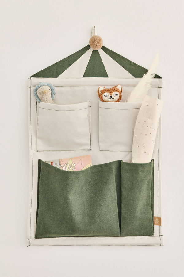 Circus wall storage Clay/Green