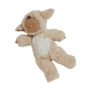 Nahaufnahme vom weichen Fell und Gesicht des Lamby Picket