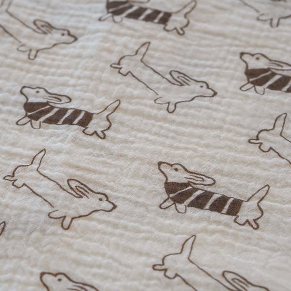 Muslin Swaddle Sausage Dog