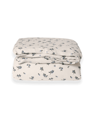 Garbo&Friends Musselin Bettdeckenbezug Blueberry aus Bio-Baumwolle