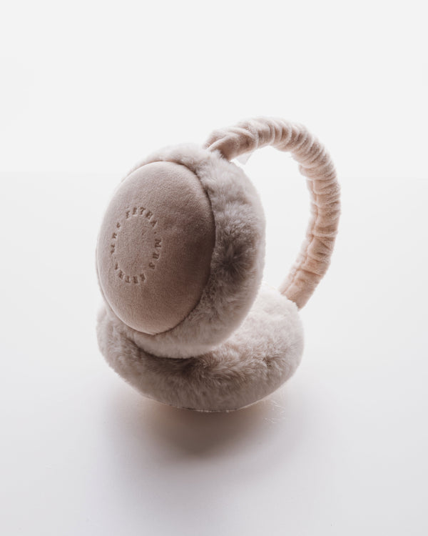 Ear warmers taupe