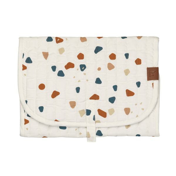 Terrazzo quilted changing mat