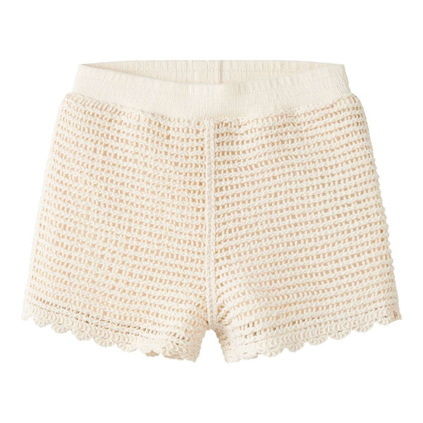Knitted Shorts Coconut Milk