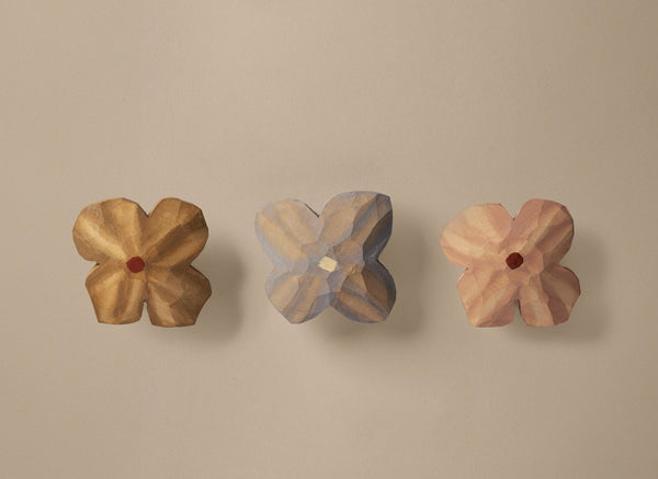 Set of 3 Poetry hand-carved magnets