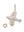 Dear April Spieluhr Singvogel Field Soft White aus Naturleinen, 20 cm