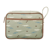 Crocodile toiletry bag