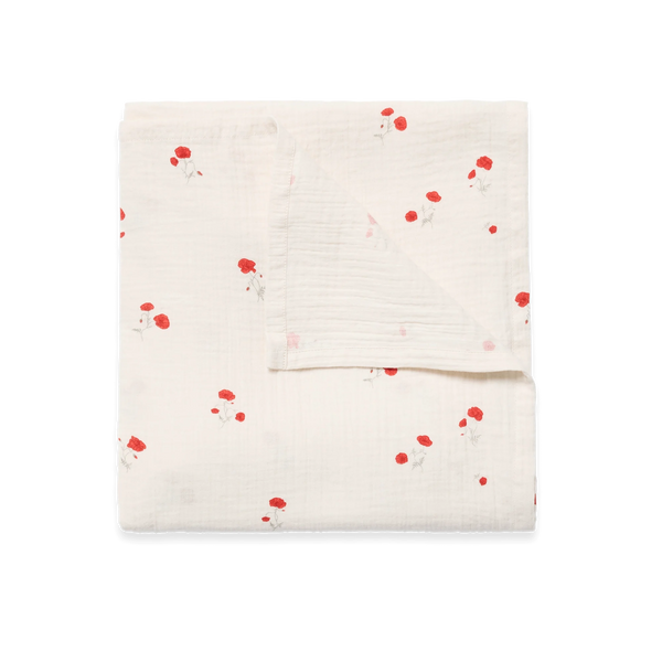 Muslin Swaddle Poppy