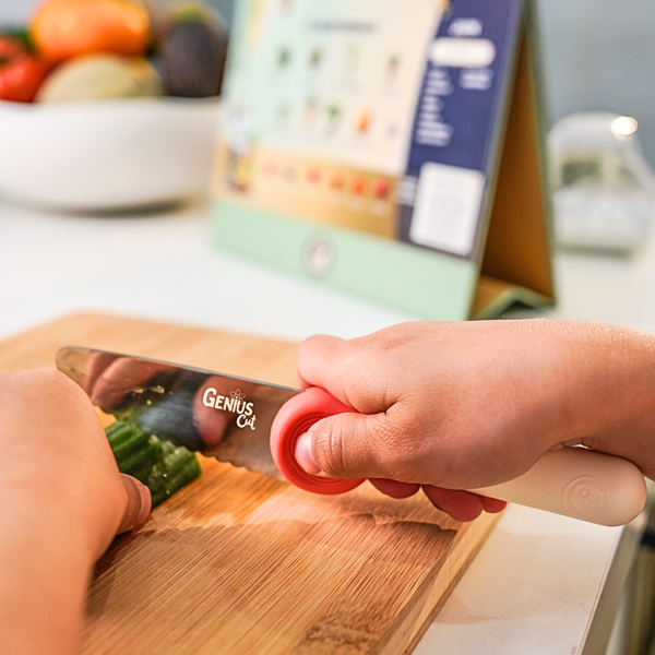 Children's Knife GENIUS CUT Blueberry Cream