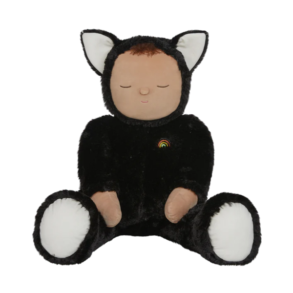 Giant Cozy Dinkum Black Cat Nox