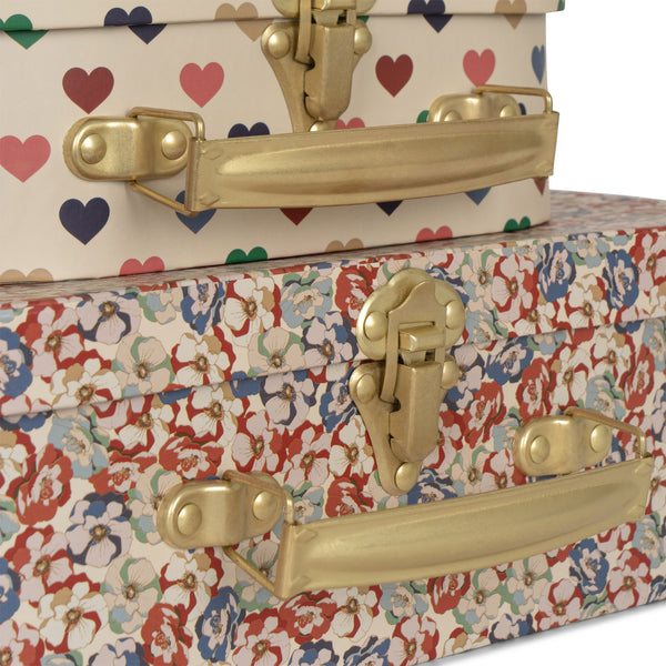 Set of 2 suitcases Coeur Coloré