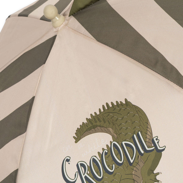 Crocodile Umbrella Creme Brulée