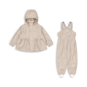 Palm Rain Set Girl Milk Tank