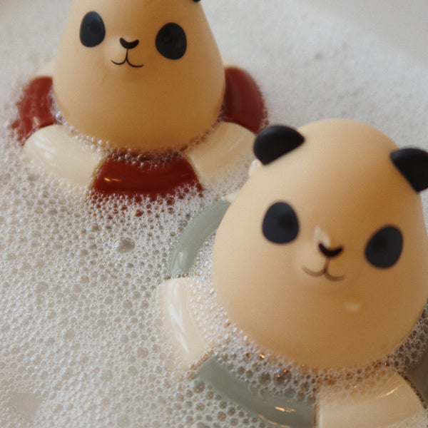 Jouet de bain en silicone bouée Panda Amande