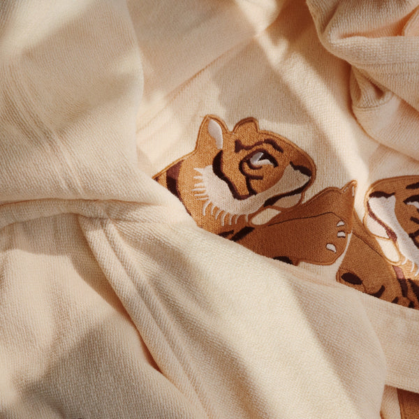 Konges Slojd Terry Bademantel Embroidery Tiger | Bademantel | Beluga Kids