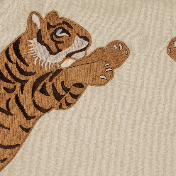 Terry Bademantel Embroidery Tiger