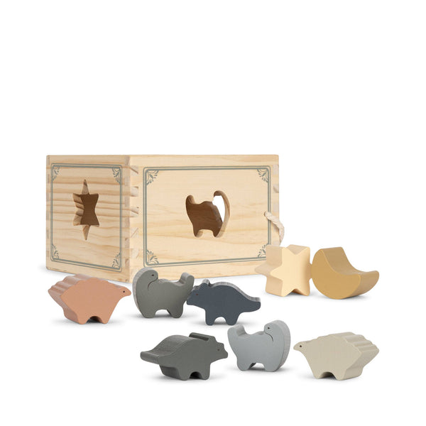 Konges Slojd Dino Shape Sortier-Spielzeug | Activity-Spielzeug | Beluga Kids