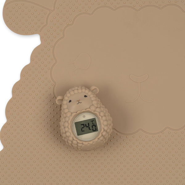 Badematte & Badethermometer Warm Clay