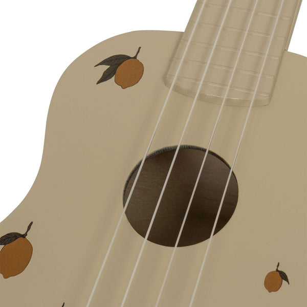Lemon wooden ukulele