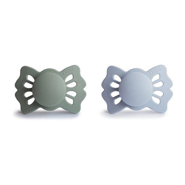 2-Pack Symmetrical Silicone Pacifier Lucky Sage/Powder Blue