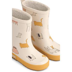 Liewood Mason Thermo-Regenstiefel Cats & Dogs Sohle