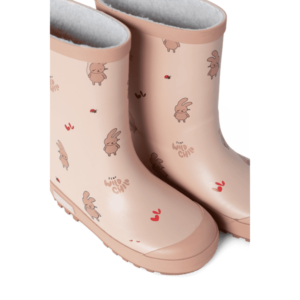 Liewood Mason Thermo-Regenstiefel Wild Child Rosey – Sohle Nahaufnahme